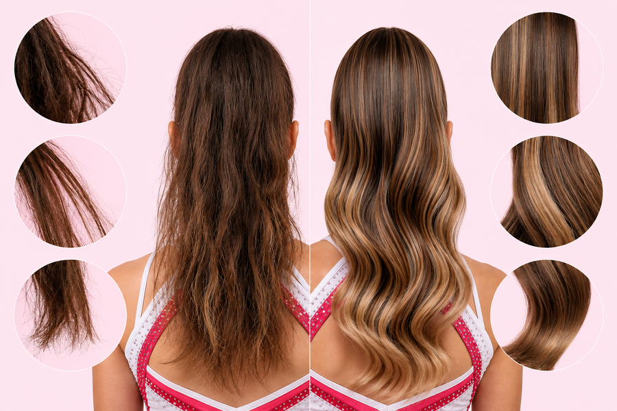 Human Hair vs Synthetic Ponytail: What's Best for Cheerleading?